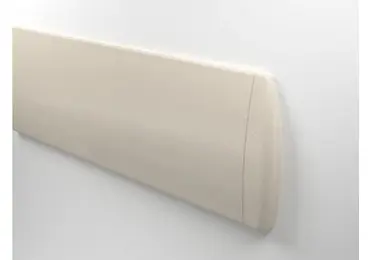 Nástěnný nárazník, nástěnné svodidlo Wall Guard 1800 – PVC, barva standard dle vzorníku, 203 mm × 3,66 m