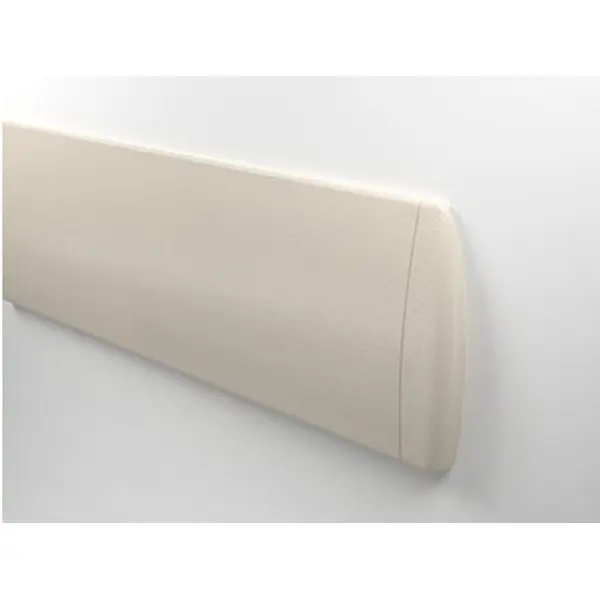 Nástěnný nárazník, nástěnné svodidlo Wall Guard 1800 – PVC, barva standard dle vzorníku, 203 mm × 3,66 m