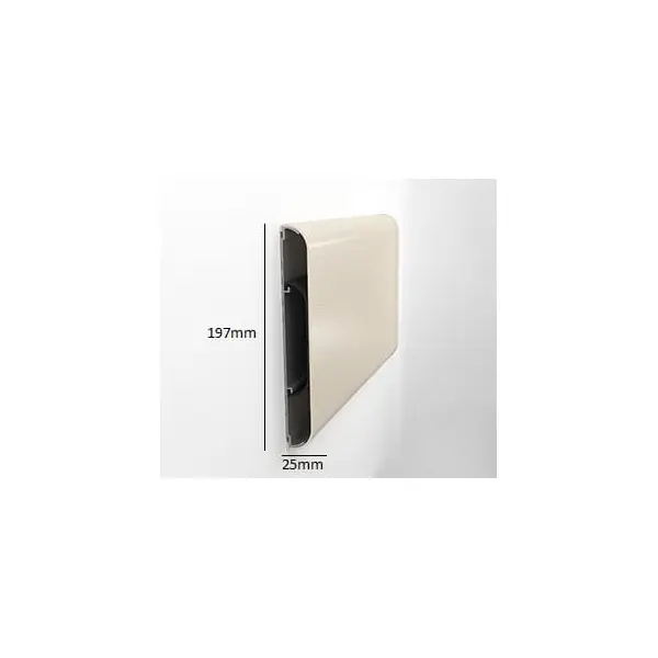 Nástěnný nárazník, nástěnné svodidlo Wall Guard 700 – PVC-u, barva standard dle vzorníku, 197 mm × 3,66 m