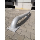 Naváděče kol pro nákladní auta, pozinkovaná ocel, d. 2620 mm, v. 260 mm, pr. 140 mm, tl. 3 mm (pár)