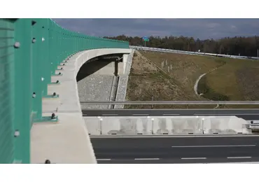 Oboustranné silniční betonové svodidlo TYP100, zkrácené – průběžný díl, 2000×695×1000 mm