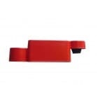 Obrubník z recyklované pryže Twist – žlutá, 580 mm