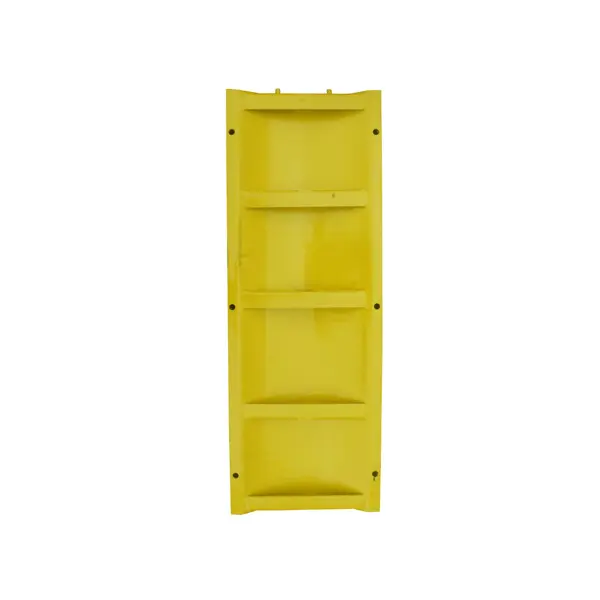 Ocelový retardér – kabelový přejezd 25 km/h, 40 t – 1000×360×50 mm, žlutá