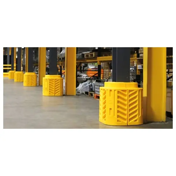 Ochrana sloupu A-SAFE Flexishield Column Guard – žlutá, v. 600 mm, 150×150 mm