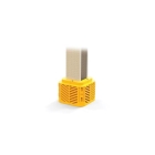 Ochrana sloupu A-SAFE Flexishield Column Guard – žlutá, v. 600 mm, 200×200 mm