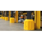 Ochrana sloupu A-SAFE Flexishield Column Guard – žlutá, v. 600 mm, 450×450 mm