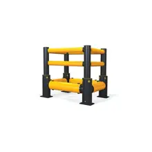 Ochrana sloupu A-SAFE, iFlexRail Column Guard GroundLevel Plus – 0,8×0,8 m