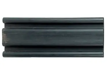Ochrana stěn a sloupů, pryžový nárazník Rubber E–černá, 200×30mm