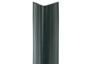 Ochrana stěn a sloupů, rohový pryžový nárazník Rubber–černá, 100×100mm