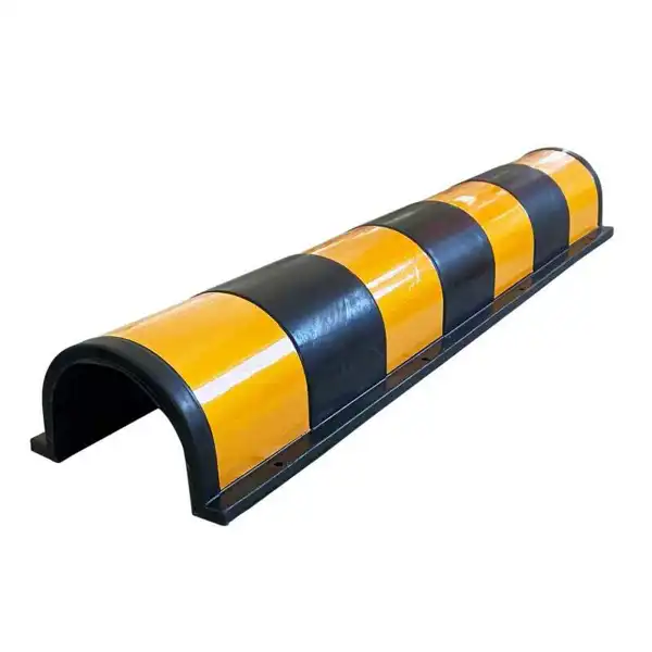 Ochranný pryžový kryt na potrubí – černo-žlutá, 800×150×100mm