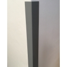 Ochranný rohový profil 90° – šedá, 65x65×1000 mm