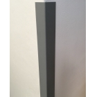 Ochranný rohový profil 90° – šedá, 65x65×3000 mm