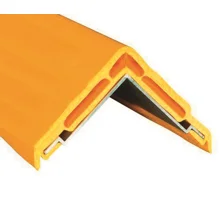 Ochranný rohový profil RubberAlu – pryž s hliníkovým profilem, 1140×50 mm