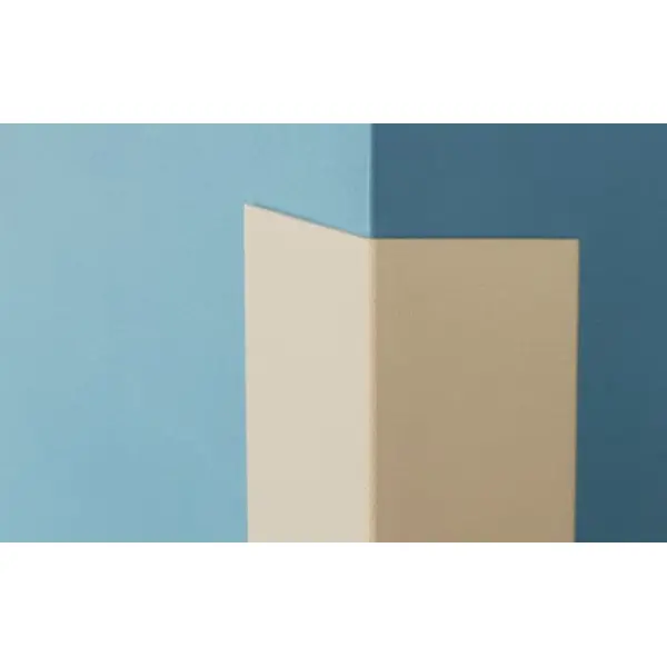 Ochranný rohový profil s volitelným úhlem, samolepicí – sněhově bílá, 50×50×1500 mm