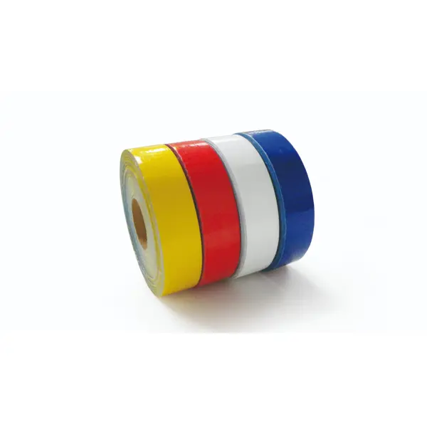 Odolná, ohebná podlahová páska s hladkým povrchem WT-5846 – PU, červená, 50 mm × 12,5 m