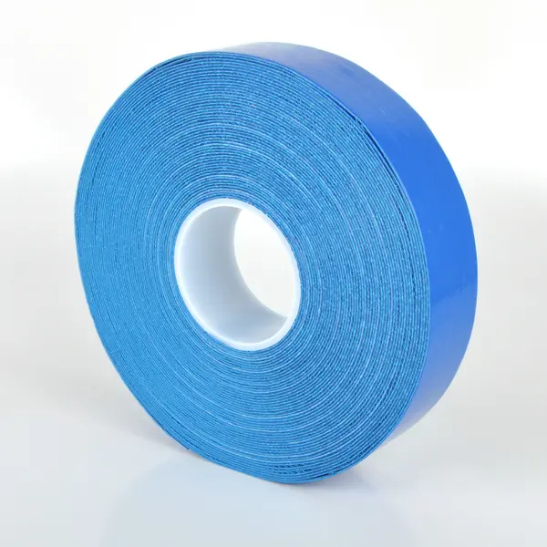 Odolná, ohebná podlahová páska s hladkým povrchem WT-5846 – PU, modrá, 100 mm × 25 m