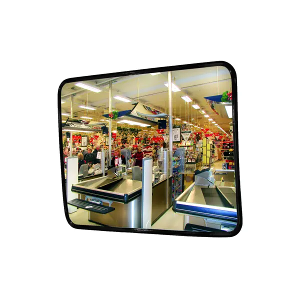 Odolná pozorovací průmyslová zrcadla Premium – nerez, 45×60 cm