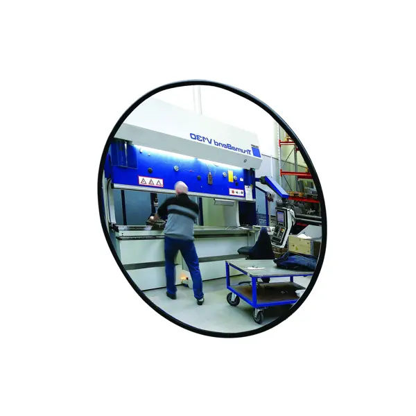 Odolná pozorovací průmyslová zrcadla Premium – nerez, pr. 80 cm