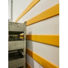 Okopová deska WallProtec Premium, žlutá, se zkosenou hranou - 2x/-