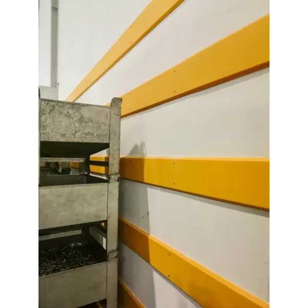 Okopová deska WallProtec Premium, žlutá, se zkosenou hranou - 2x/-