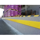 Okopová deska WallProtec Premium, žlutá, se zkosenou hranou - 2x/-