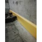 Okopová deska WallProtec Premium, žlutá, se zkosenou hranou - 2x/-