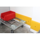 Okopová deska WallProtec Premium, žlutá, se zkosenou hranou - 2x/-