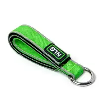 Opasková kotevní smyčka NLG s nosností 10 kg, zesílená – nylon, zelená