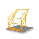 Otočná paletová branka na rampy Vario 18 – pro palety 1800×1200×1300 mm, vnější š.1600 mm