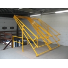 Otočná paletová branka na rampy Vario 18 – pro palety 1800×1200×1300 mm, vnější š.1600 mm