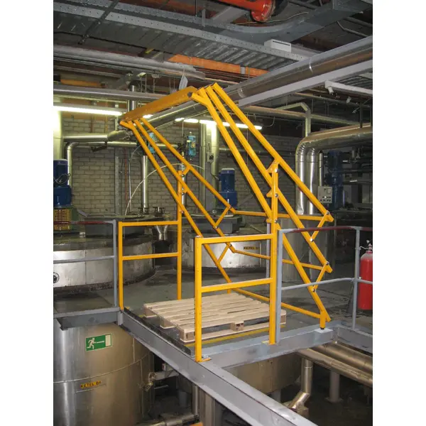 Otočná paletová branka na rampy Vario 18 – pro palety 1800×1200×1300 mm, vnější š.1600 mm