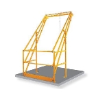 Otočná paletová branka na rampy Vario 26 – pro palety 2600×1200×1400 mm, vnější š.1600 mm