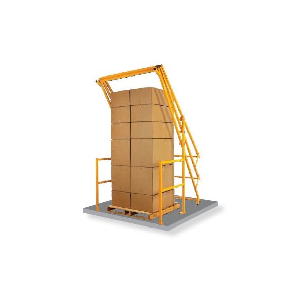 Otočná paletová branka na rampy Vario 26 – pro palety 2600×1200×1400 mm, vnější š.1600 mm