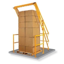 Otočná paletová branka na rampy Vario 26 – pro palety 2600×2000×1400 mm, vnější š.2400 mm