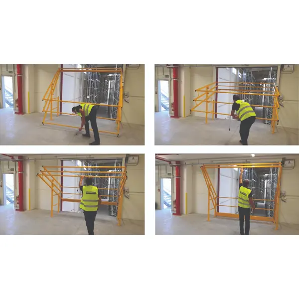 Otočná paletová branka na rampy Vario 26ED – pro palety 2600×1600×2700 mm, vnější š.2000 mm