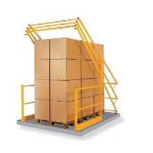 Otočná paletová branka na rampy Vario 26ED – pro palety 2600×2000×2700 mm, vnější š.2400 mm