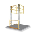 Otočná paletová branka na rampy Vario 30 – pro palety 2000×1200×1400 mm, vnější š.1600 mm