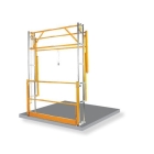 Otočná paletová branka na rampy Vario 30HI – pro palety 1650×1200×1200 mm, vnější š.1600 mm