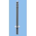 Ozdobný sloupek SIMPLE – kov, 1170 mm, pevný k zabetonování