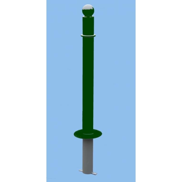 Ozdobný sloupek SIMPLE – kov, 1170 mm, pevný k zabetonování
