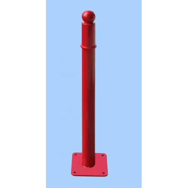 Ozdobný sloupek SIMPLE – kov, 920 mm, pevný s deskou