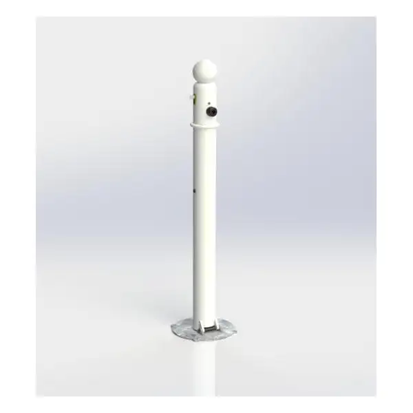 Ozdobný sloupek SIMPLE – kov, 920 mm, sklopný