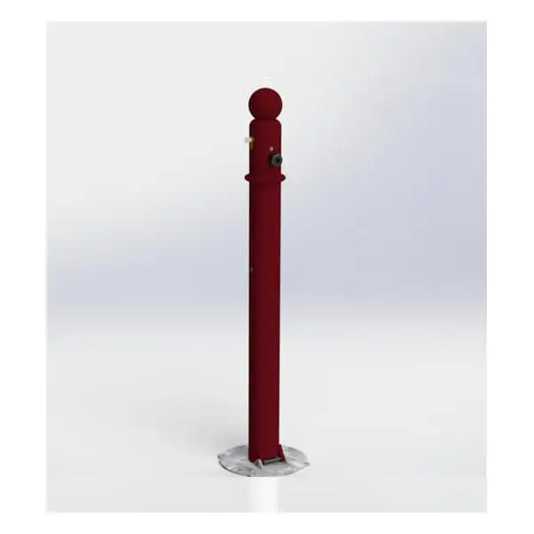 Ozdobný sloupek SIMPLE – kov, 920 mm, sklopný