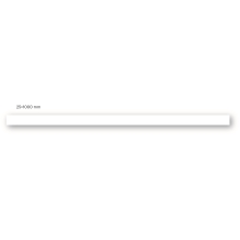 Papírové vkládací štítky pro samolepicí a magnetické kapsy – 25 mm × 1 m, balení 10 ks