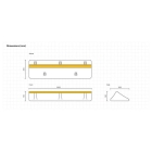 Parkovací doraz nákladních vozidel Truck Stop – 150×300×1000 mm, bez kotev