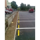 Parkovací doraz pneumatik osobních automobilů WheelStop Economic – žlutá, bez kotev, 780×60×80 mm
