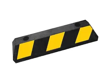 Parkovací doraz pneumatik pro osobní vozidla s reflexními pruhy