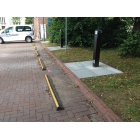 Parkovací doraz pro osobní automobily a dodávky WheelStop 1000 – 1000×140×80 mm, černo-žlutá