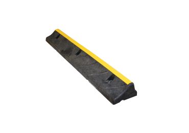 Parkovací doraz pro osobní automobily a dodávky WheelStop 1000 – 1000×140×80 mm, černo-žlutá