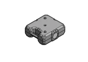 Patka sloupků pro hliníkové zábradlí VarioRail ALU Stabil 24